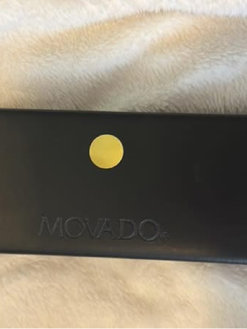 New Old Stock from 1997 w 10k Gold and Stainless Steel Case Museum MOVADO Watch - Picture 7 of 15